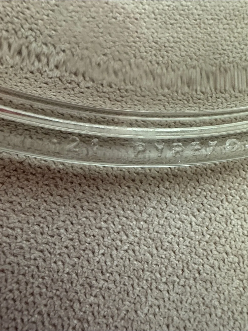 8” Round Pyrex Lid  21.  G1C